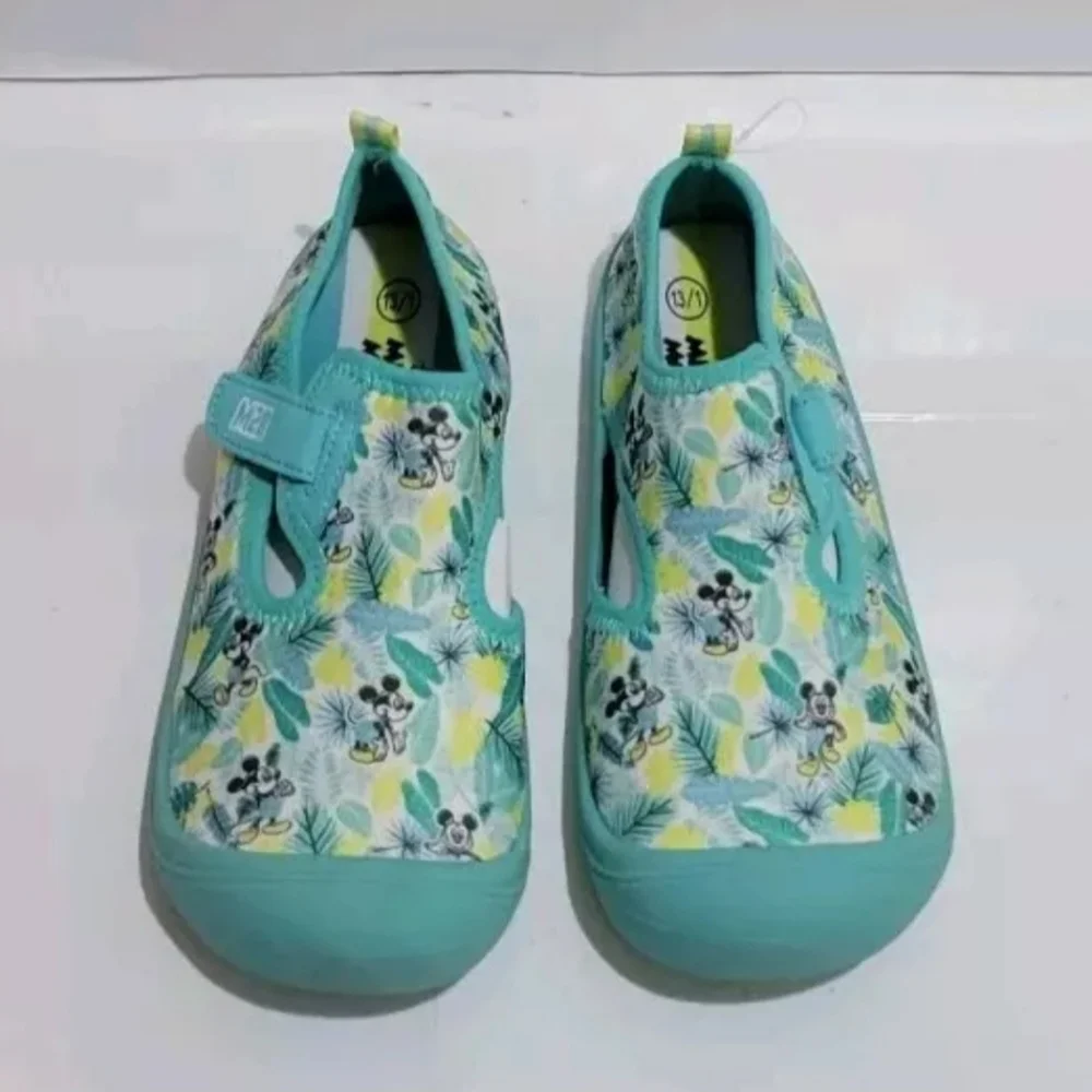 Disney Mickey Mouse Tropical Water‎ Shoes Boys Aqua Sandals